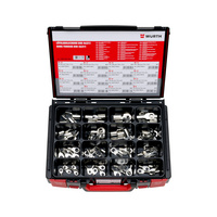 Cable lugs for soldering, DIN 46211 assortment 72 pieces in system case