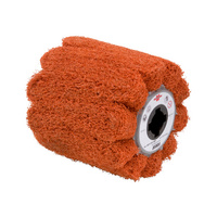 Folded sanding fleece roller