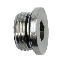 End cap hexagon socket cylindrical male thread