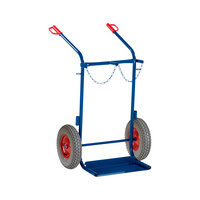 Steel cylinder trolley For transporting two steel cylinders