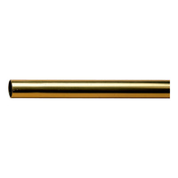 Wardrobe rail brass round