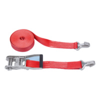 Ratchet lashing belt with standard ratchet