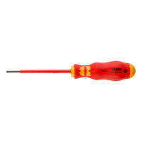 VDE screwdriver, flat slotted