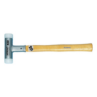 Non-rebounding hammer with nylon head