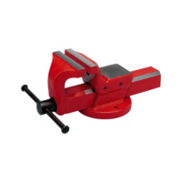 Parallel vice with adjustable guide rail