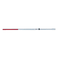 Telescopic levelling staff