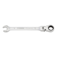 Combi ratchet spanner, flexible, polished