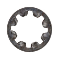 Serrated washer, internally serrated, shape J DIN 6797, steel, plain