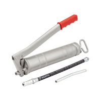 Hand-lever grease gun