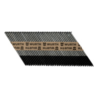 Half-head strip nail, 34°, with smooth shaft, Steel, hot dip galvanized