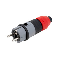 2-component grounding contact plug For cables up to 3G 2.5 mm²