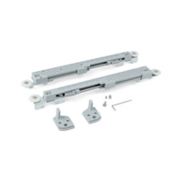 Damping rail set with mounting, Emuca