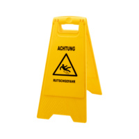 Warning sign - Caution: Risk of slipping