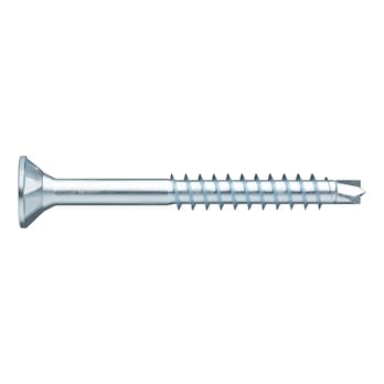 ASSY<SUP>®</SUP>plus 4 yleisruuvi Karkaistu sinkitty teräs, osakierre, uppokanta, jyrsintaskut