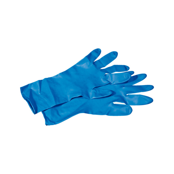 Extra-thick, single-use latex gloves