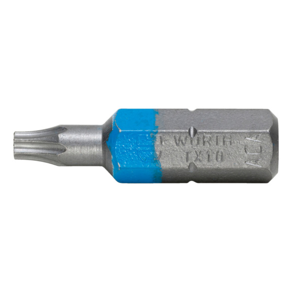 C 6.3 TX bit (1/4 inch) - BIT-TX10-BLUE-1/4IN-L25MM