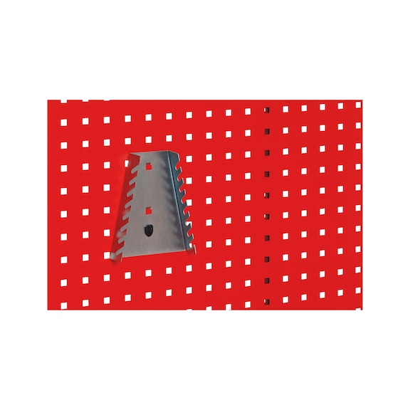 Support pour clé Pour les trous carrés dans les plaques perforées, les servantes d'atelier et le système d'étagères ORSY®1