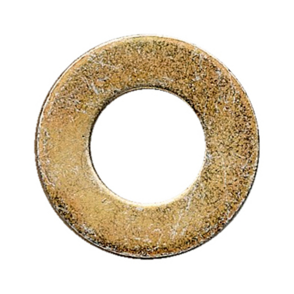 Flat washer For hexagon head bolts and nuts, DIN 125, plain brass - WSH-DIN125-B-BRS-D3,2