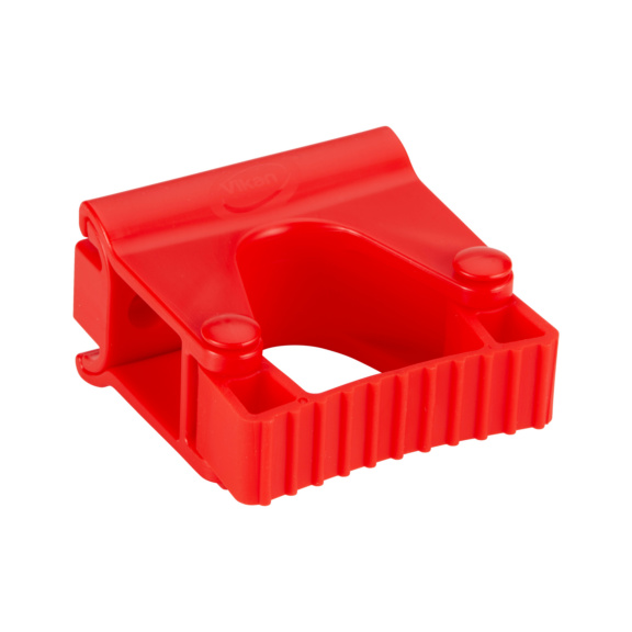 Hygienic wall bracket, Hi-Flex - WLBRKT-CLIP-MODULE-82MM-RED