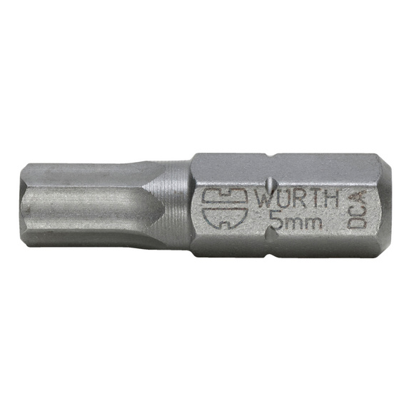 C 6.3 bit hexagon socket (1/4 inch) with patented POWERDRIV<SUP>®</SUP> drive - BIT-HEXSKT-WS5-1/4IN-L25MM