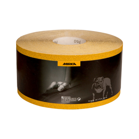 Sandpaper roll Mirka Gold - SANDRO-MIRKA-2351100115-115MMX50M-P150