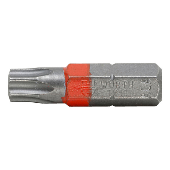 C 6.3 TX bit (1/4 inch) - BIT-TX30-RED-1/4IN-L25MM