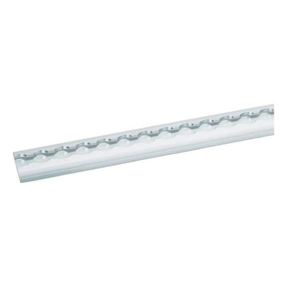 Aluminium airline lashing rail, semi-circular - LASHRL-VEH-ALU-HALFRD-ZSC1495