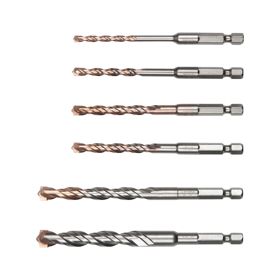 Buy Impact drill bit DUO S HEX shank multipack 6 pcs online