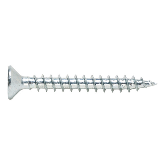 WÜPOFAST<SUP>®</SUP> zinc-plated blue chipboard screw - SCR-CS-WO-Z2-(A2K)-5X40/34