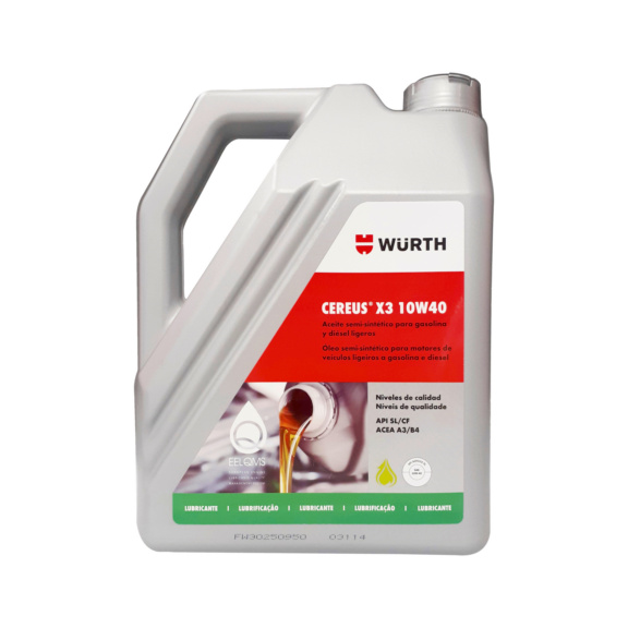 Engine oil CEREUS X3 10W-40 - ENGOIL-(CEREUS X3)-10W40-5LTR