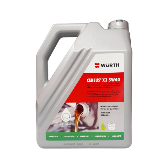 Engine oil CEREUS X3 5W-40 - ENGOIL-(CEREUS X3)-5W40-208LTR