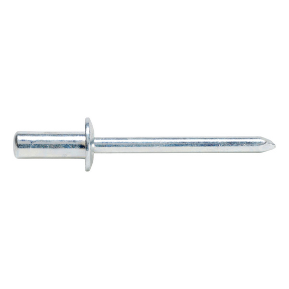 Closed-end blind rivet, dome head ISO 15976 dome head steel/steel - 1