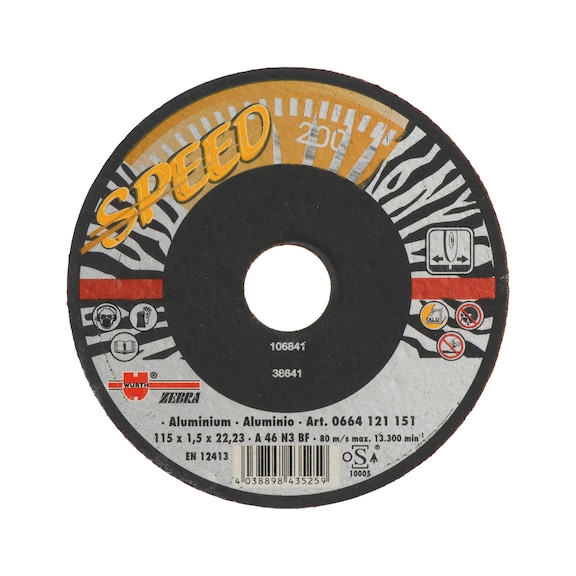 Speed kutteskiver For metaller som ikke inneholder jern/aluminium