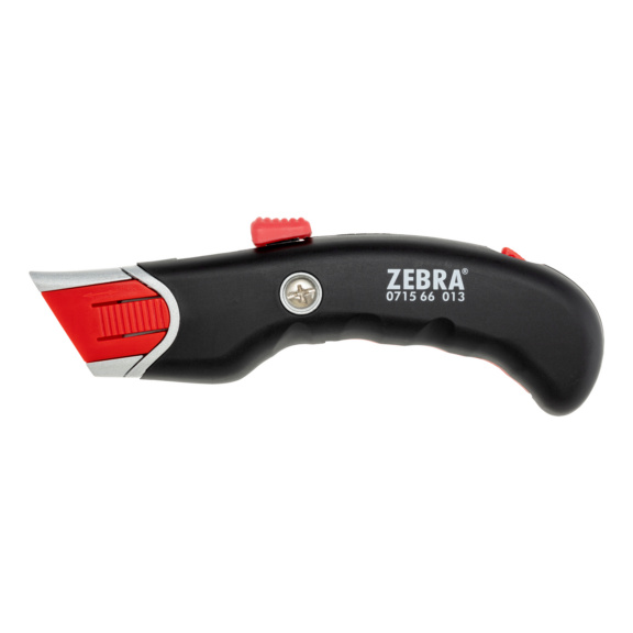 2-component safety knife With automatic, complete blade retraction and a bi-metal blade - SAFEKNFE-W.BLDE-L170MM