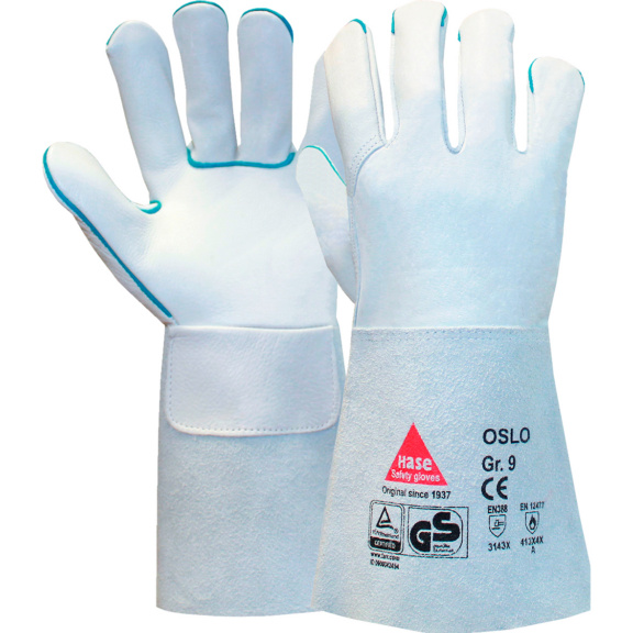 Welding glove Hase® Oslo 5-finger 100500 - WELDGLOV-OSLO-5FINGER-SZ12