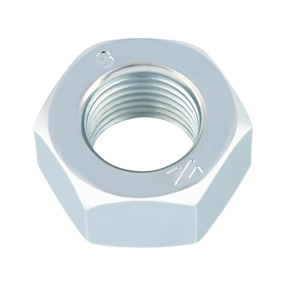 Ecrou hexagonal à pas fin ISO 8673 inox A2/70 brut - NUT-HEX-ISO8673-A2/70-WS13-M8X1