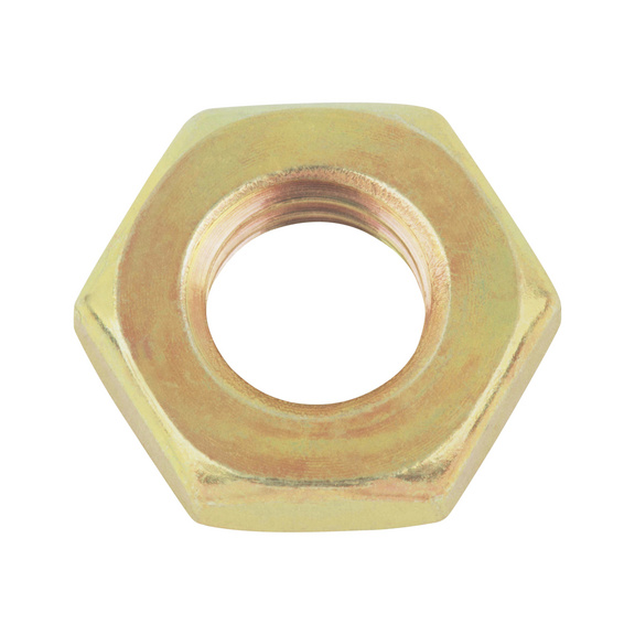 Hexagon nut, inch - NUT-HEX-JAM-GR2-(ZY)-1_12