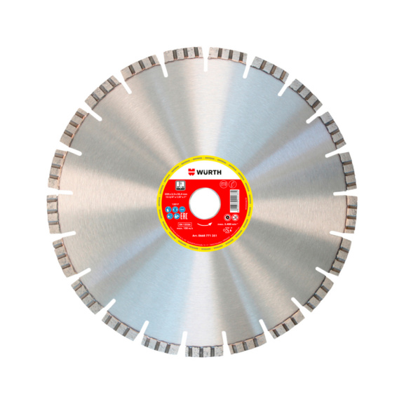 Diamond cutting disc for construction sites - CUTDISC-DIA-JOINT-CNST-BR25,4-D500MM