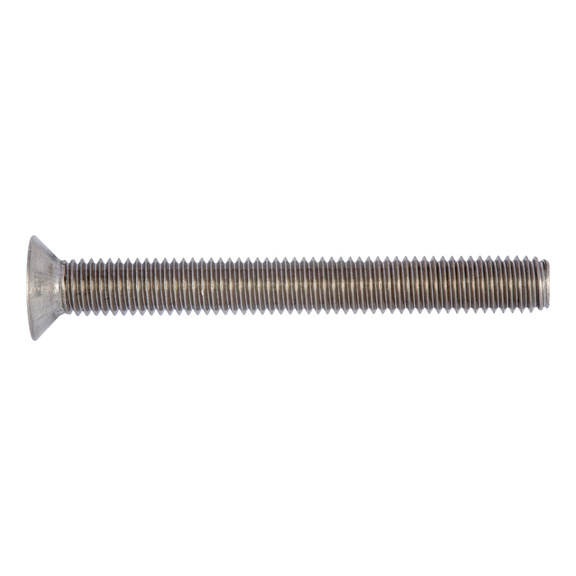 Countersunk head screw with recessed head, H DIN 965, A2 stainless steel, plain - SCR-CS-DIN965-A2-H2-M4X30