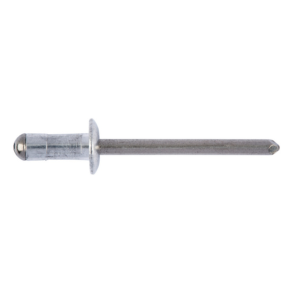 Rivet aveugle multi-serrage alu/inox A2 tête plate - RIV-TP-ALU/A2-(0,5-5,0)-3,2X8