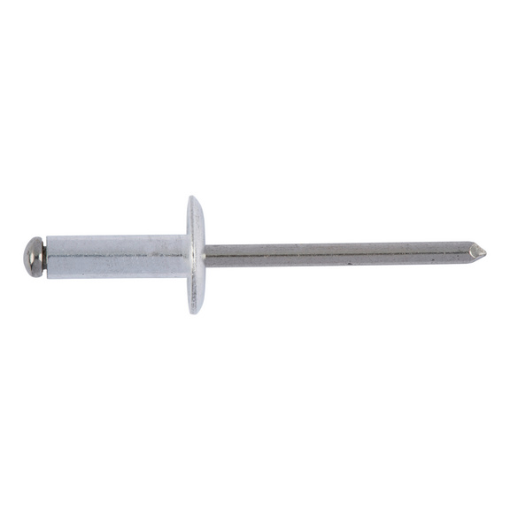 Rivet aveugle grande tête large alu/inox A2 - RIV-ALU/A2-(6,5-8,5)-K12-4,0X12,0