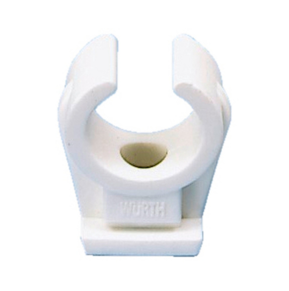 Plastic clip, single - CLMP-PLA-CU-SNGL-D8MM