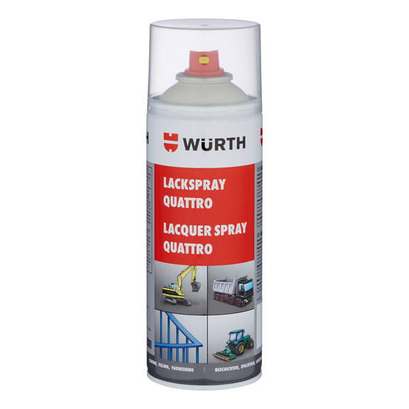 Peinture en spray Quattro - SPRAY QUATTRO 400ML BLANC GRIS 9002