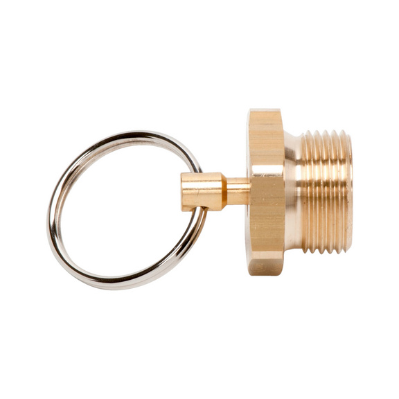 Brass drain valve For pneumatic brake systems