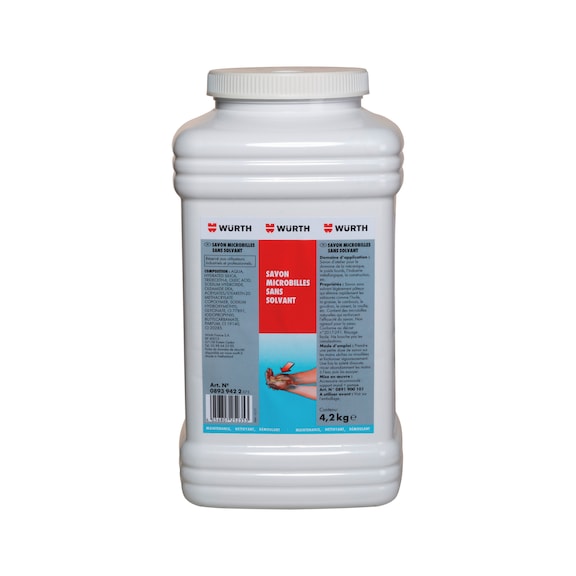Nettoyant pour les mains sans solvant blanc
