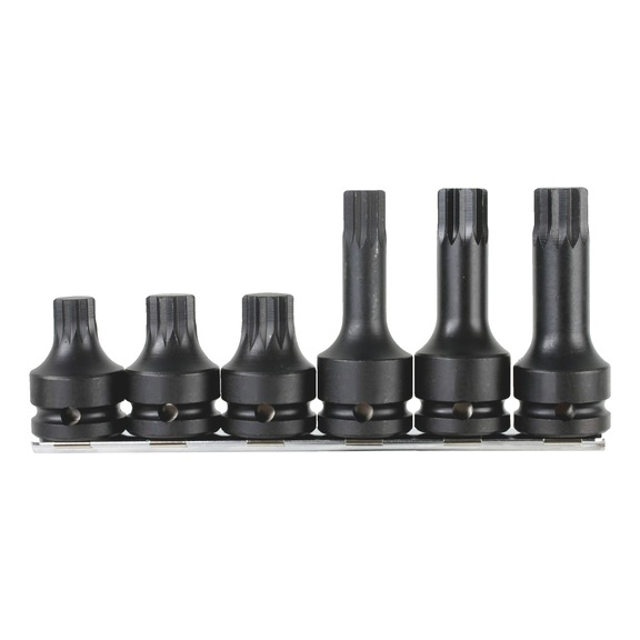 Buy Impact screwdriver bit set 6 pieces 1 2 inch online WURTH