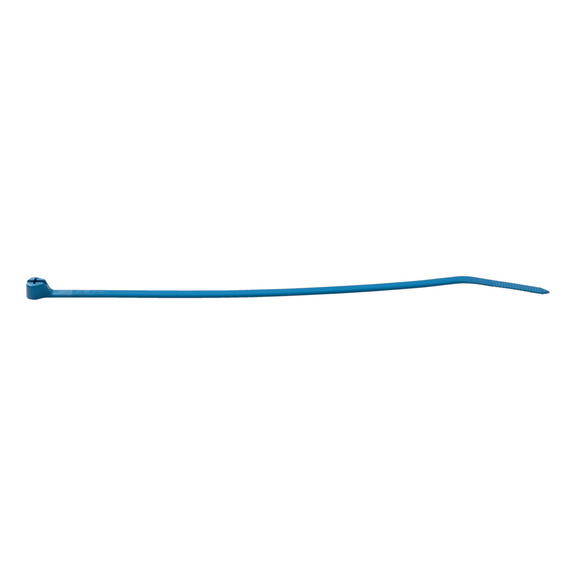 Cable tie KBL D PA blue Detectable with metal latch - CBLTIE-PLA-METLATCH-DETEC-BLUE-4,8X186MM