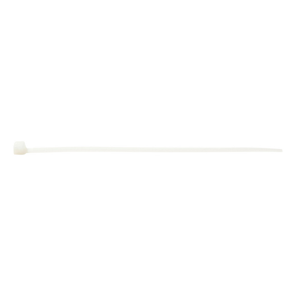 Standard cable tie with plastic latch - CBLTIE-PLA-PLALATCH-NAT-3,6X280MM