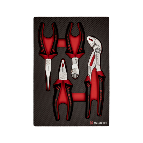 System assortment 4.4.1, pliers 4 pieces - PLRS-SET-4PCS