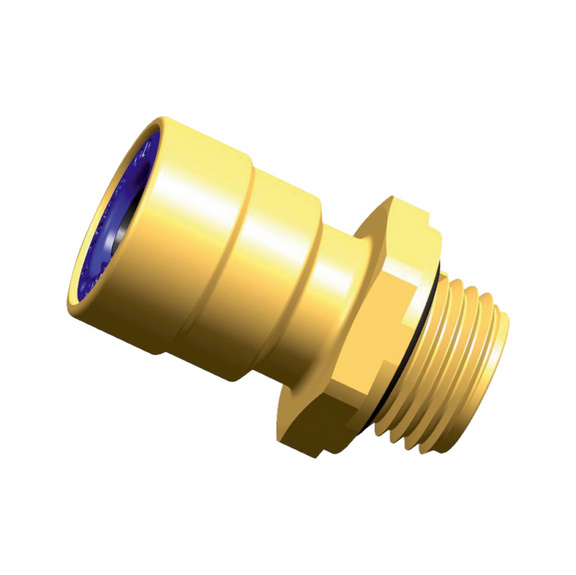 ABC plug-in/screw-in connector, straight - 1